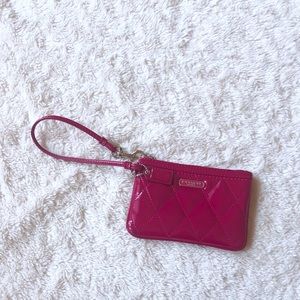 Pink wristlet